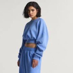 Adidas Soft Lux Loose Sweatshirt - cropped  NWOT